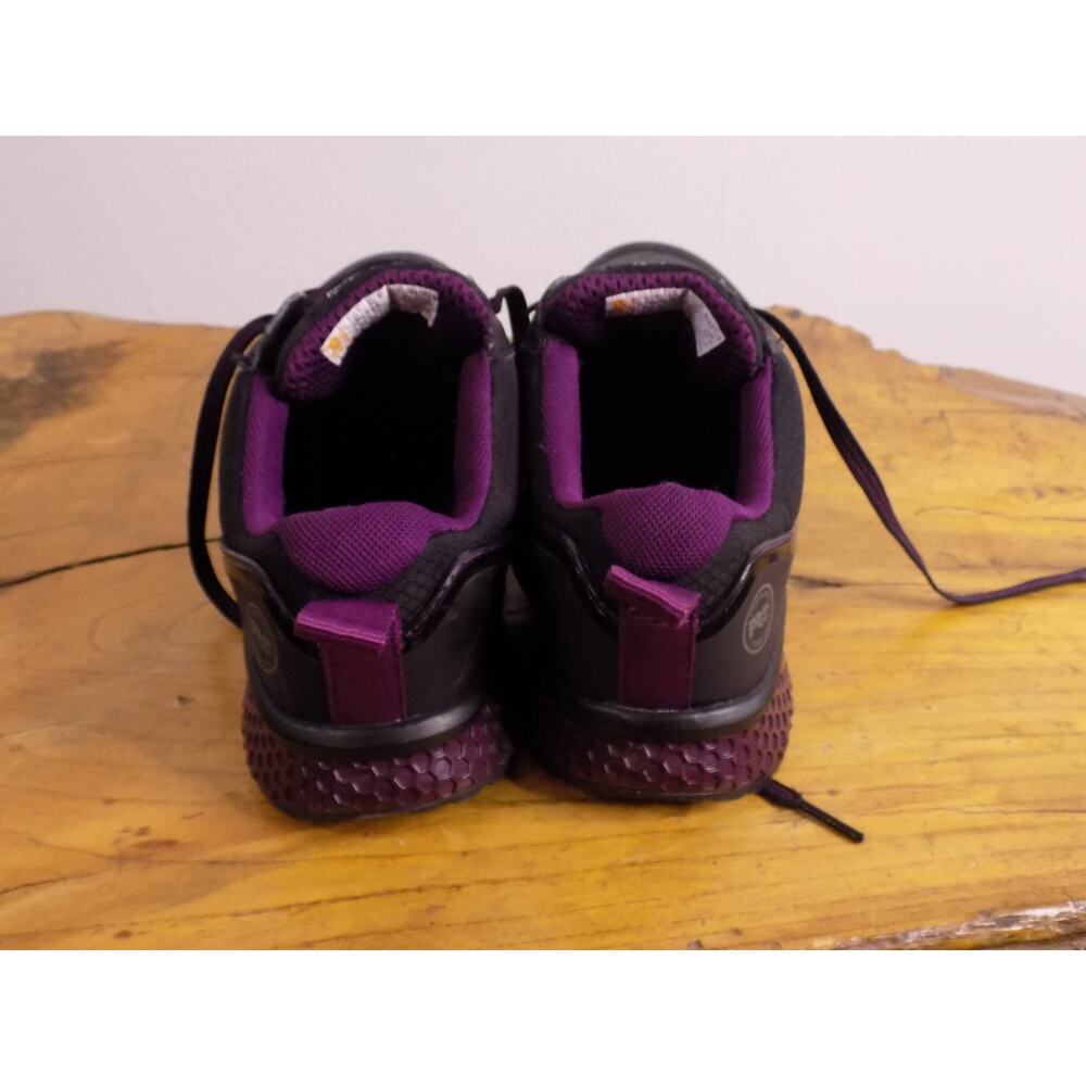 Timberland Womens size 9 Reaxion Composite Toe Work sneaker black/purple - Picture 5 of 6